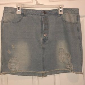Denim skirt